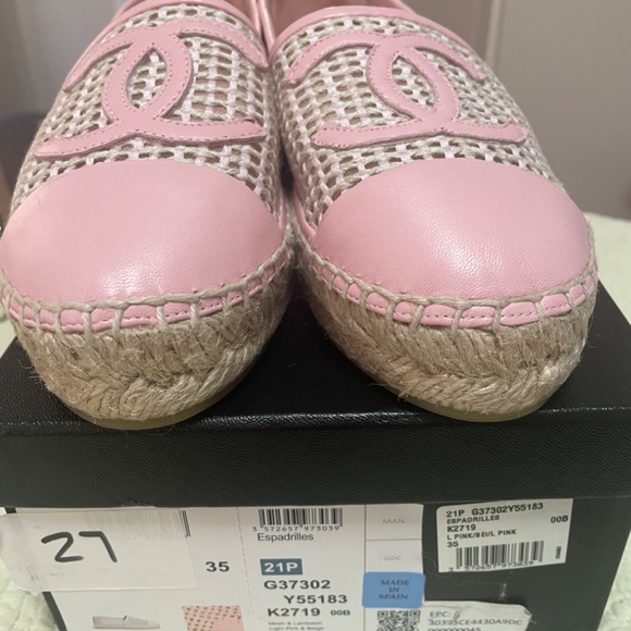 Chanel espadrille size 35 21P - Picture 2 of 4